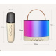 Karaoke Microphone Set + Backlit Speaker