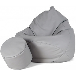 Aga Sofa bag XXXL + footrest Light grey