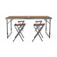 Aga Camping Folding Set Brown