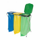 Aga Trash Bag Stand 3x120 l Yellow, Blue, Green