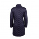 Versace 19.69 Women's Quilted Coat C67 Navy