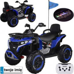 Large battery-powered quad for child 4x4 PA0328 Blue universal