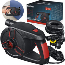 Bestway Electric Pump Powergrip PRO with Socket + 4 Adapters 62247 Universal