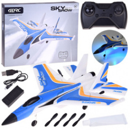 Sky Show Airplane Lightweight Foldable Foam Aircraft with LED and USB Powered RC0721 Universal