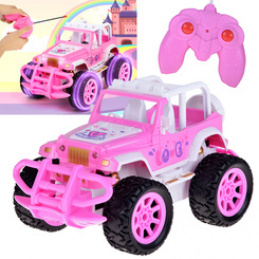 Doll Car Pink Off-Road Vehicle with Remote Control for Girls ZA5909 Universal