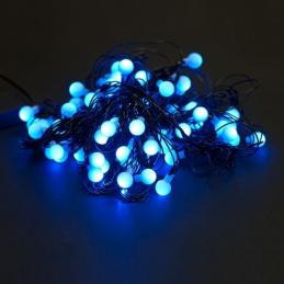 E10D2 CHRISTMAS LIGHTS BLUE 80LED 12M
