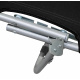 Linder Exclusiv Garden Lounger with Canopy Black