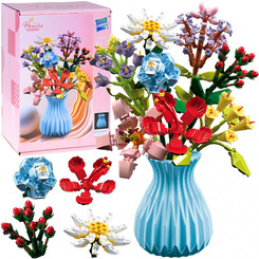 Technical blocks Bouquet of 8 wildflowers in a vase 699-ele ZA5891 universal