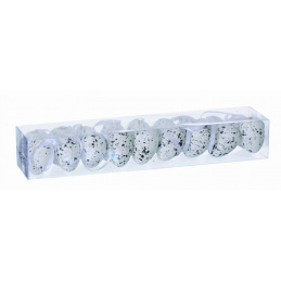 Quail eggs made of polystyrene, 20 pieces
