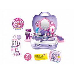 Portable Vanity Case for Little Princess + Accessories