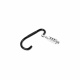 Aga Karabina with Combination Lock 9x4.8 cm Black
