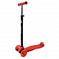Children's three-wheeled scooter with LED wheels Red 6DZ076 - II. QUALITY