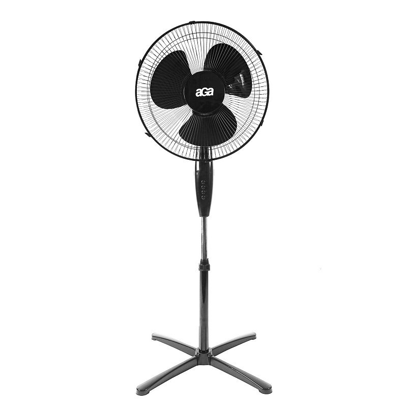 Aga Pedestal Fan 43 cm Black - SECOND QUALITY 6DAZ504