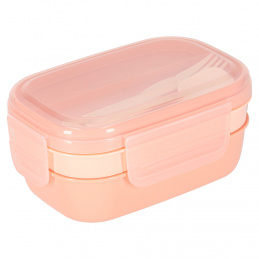 Breakfast box with compartments divided 1900ml apricot