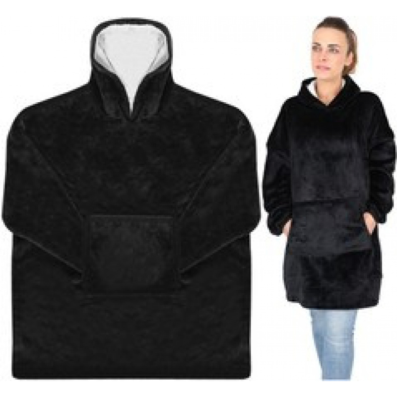 XXL sweatshirt - blanket Black ISO
