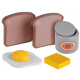 Wooden toaster for children with accessories ZA4122