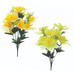 Bouquet of artificial flowers yellow Daffodils - 42 cm