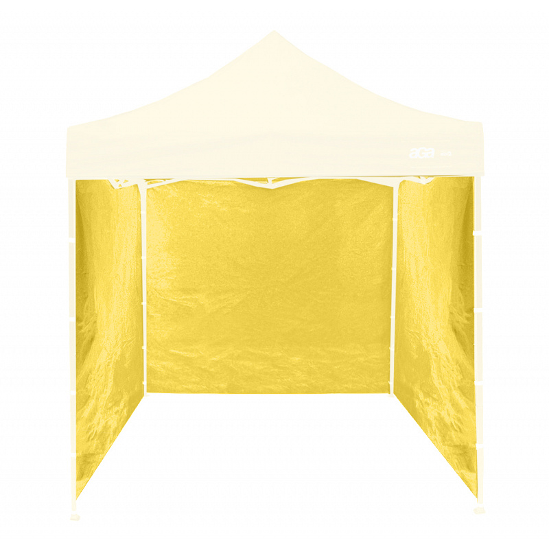 Aga Sidewalls to the sales stand 3x3m Yellow