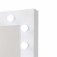 Aga Dressing table with mirror, lighting and el.drawer Glossy White