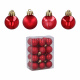 Aga Christmas Ornaments MIX 3cm 24pcs Red