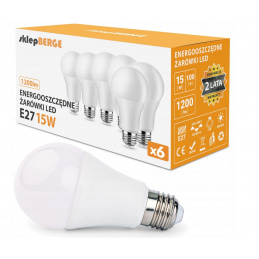 10x LED Bulb - E27 - 15W - 1200Lm - Neutral White