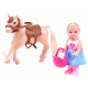 Anlily Kiki Love doll with pony ZA2808