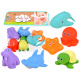 Rubber sea animals set 6pcs A3510