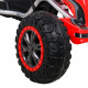 Large Pedal Go-Kart Strong for Kids Red + 100 kg Load + EVA Wheels + Hand Brake + Sport Seat