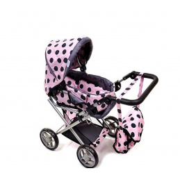 Doris Stroller for dolls 9346 Dark Grey