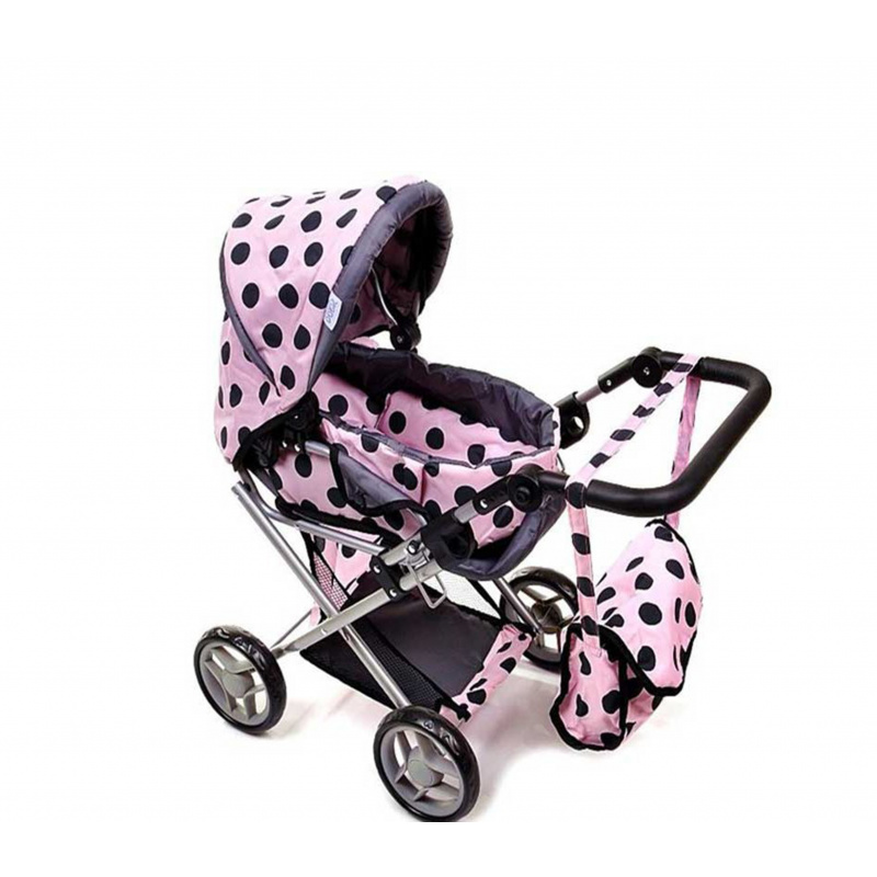 Doris Stroller for dolls 9346 Dark Grey
