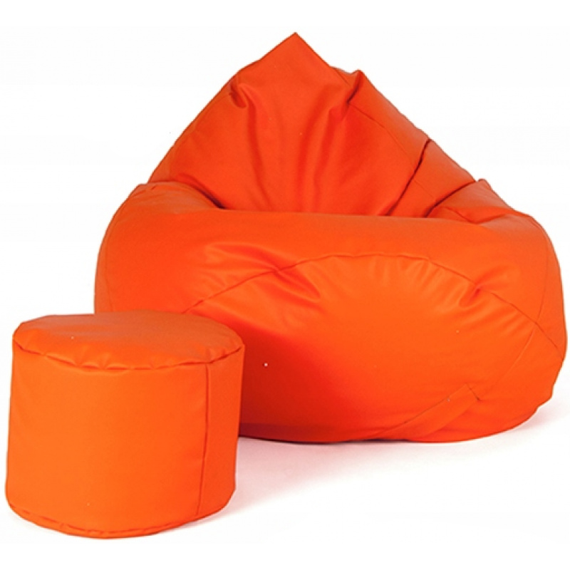 Aga Sofa bag XXXL + footrest Orange