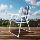 Linder Exclusiv Armchair PO2600SO Ocean with stripes