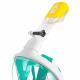 Aga Full Face Snorkeling Mask S/M White/Turquoise