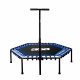 Aga FITNESS Trampoline 130 cm Blue + handle