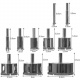 Diamond Hole Saws - Set of 10 pcs Bigstren 21641