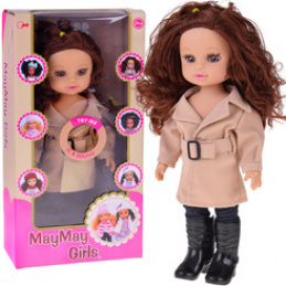 Stylish doll Kalinka Jesieniara in an elegant coat 36cm ZA5840 universal