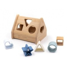 Sorter with silicone shapes blue 12m+ BAMBOOM universal