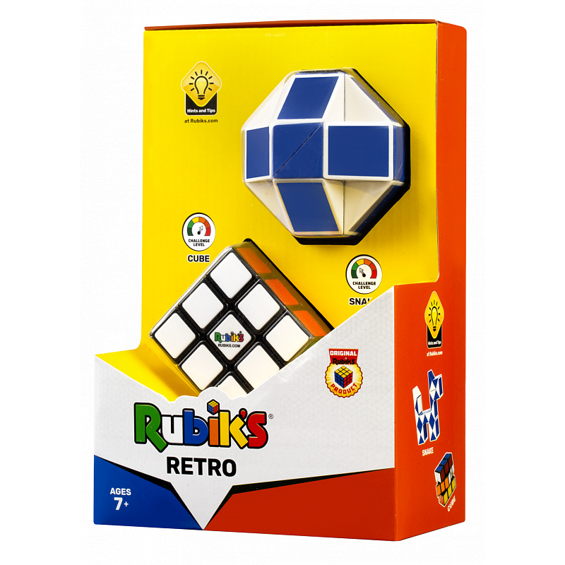 Rubik's cube set retro snake + 3x3x3 cube