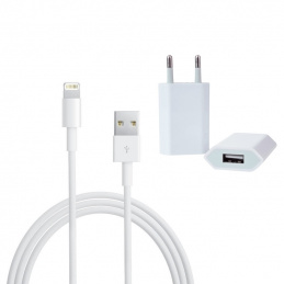 K26B LIGHTNING CABLE + CHARGER FOR IPHONE5