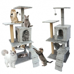 SCRATCHER, BED, CAT TOWER 6 LEVELS