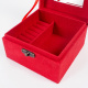 Aga Jewelry Box 12.2x12.2x8.5 cm Red