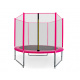 Aga SPORT PRO Trampoline 180 cm Pink + protective net