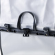 Luggage bag for bicycle side panniers