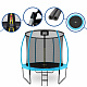 Aga SPORT EXCLUSIVE Trampoline 250 cm Light blue + protective net + ladder