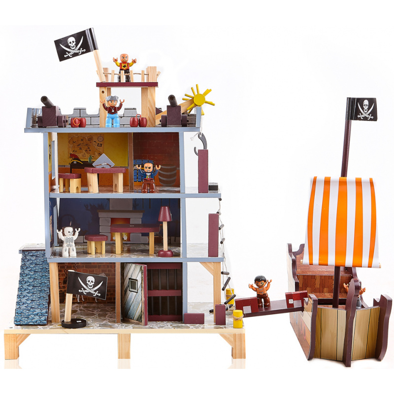 Aga4Kids Wooden pirate set