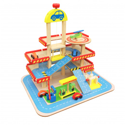 Aga4Kids Wooden Four-Story Garage MR6104