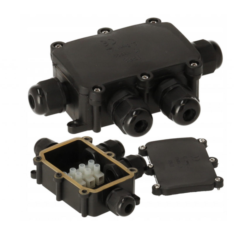Electrical box with pins 4x IP68
