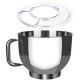Food processor with grinder 6,2 l, 2200 W Black Ruhhy 16747