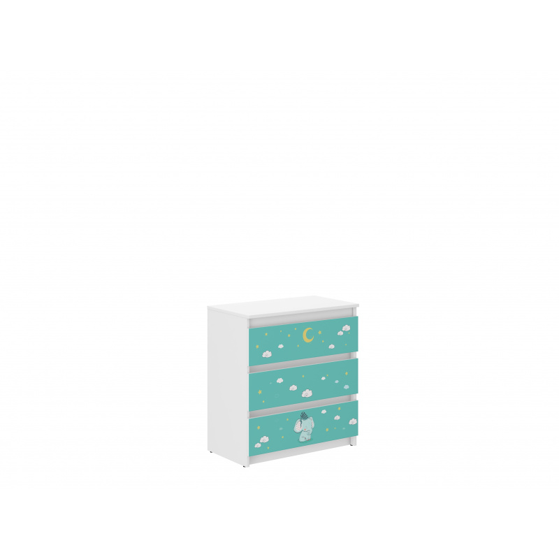 Wooden Toys Children's chest of drawers Elephant R-3
