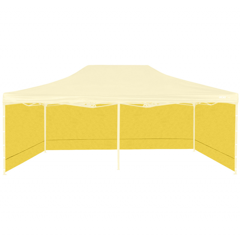 Aga Sidewalls for sales stand 3x6m Yellow
